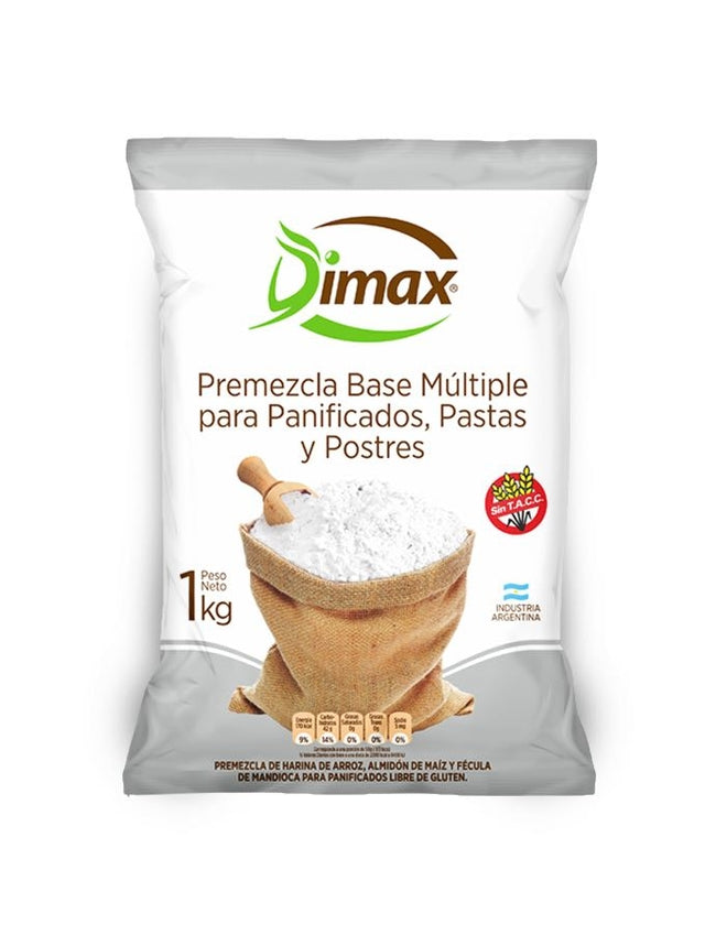Harina Pre Mezcla  / Pre Mix Flour GLUTEN FREE DIMAX - (1 Kg 2.2 Lb)